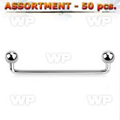 4b2kkl of surface barbells 1 6mm 90 degree angle two 5mm ball surface piercing