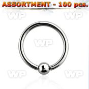4b2kkt4 surgical steel captive bead ring 1mm 2 5mm ball ear lobe piercing