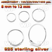 4b2kt9 silver 925 endless nose rings an outer diameter nose piercing