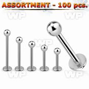 4b2pz7 surgical steel labret studs 1 2mm 3mm ball belly piercing