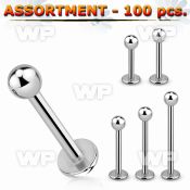 4b2pz7 surgical steel labret studs 1 2mm 3mm ball belly piercing