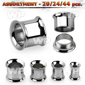 4b2szy surgical steel double flare internal screw fit flesh tunn ear lobe piercing