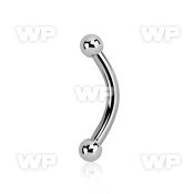 4u4z surgical steel banana 1 6mm 3mm ball belly piercing