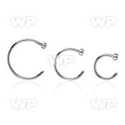 6bu3kp surgical steel fake nose clips 0 8mm nose piercing