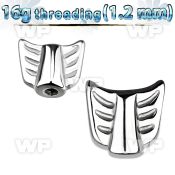 7oey surgical steel arrow part for tragus or helix barbells belly piercing