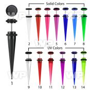 8qrm acrylic fake taper o ring s made from uv olid color acryl belly piercing