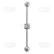 8u13xe 316l steel industrial barbell 1 6mm lower 5mm balls 31 