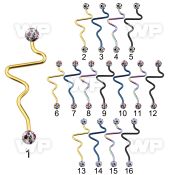 8urwdas7 ion plated 316l steel industrial heart beat barbell 1 6m 