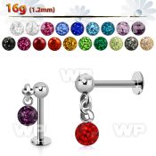 b4wak 316l steel labret stud 1 2mm 3mm normal high polished lower lip piercing