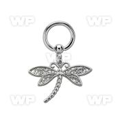 bcrg566 316l steel bcr 1.6mm w a dragonfly design
