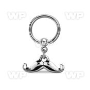 bcrs517 316l steel bcr 1.2mm w a plain mustache