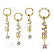 bcrtg701 gold pvd plated steel bcr 1.6mm w coil w a small star