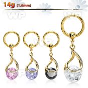 bcrtgz3 anodized steel ball closure ring 1.6mm w snap fit cz 