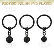 bcrtsfo black steel bcr 1.2mm w black frosted steel ball
