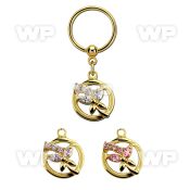 bcrtsz4 gold steel bcr 1.2mm w circle w small butterfly crystal