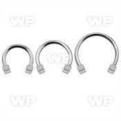 cbmdi5l xxl steel circular barbell, 14g w 5mm dices