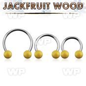 cbmjf8l xxl steel cbr, 14g w 8mm jackfruit wood balls