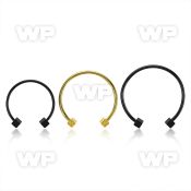 cbmtdi4l xxl anodized steel circular barbell, 14g w 4mm dices