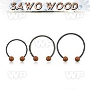 cbmtsw5l xxl anodized steel cbr, 14g w 5mm sawo wood balls