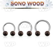 cbsn5 organic circular barbell w 2 5mm sono wood balls