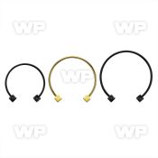 cbstdi3l xxl anodized steel circular barbell, 16g w 3mm dices