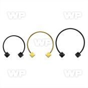 cbstdi4l xxl anodized steel circular barbell, 16g w 4mm dices