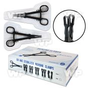 clampb sterilized single use piercing clamp slotted top forceps