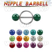 daumwt surgical steel round nipple shield316l steel barbell 1 6 nipple piercing