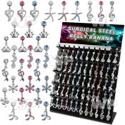 dmcd8 display w 60 steel belly bananas w mixed cute danglings