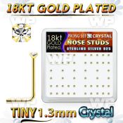 et3myf6 box w silver 925 l shaped nose studs 18k gold plated nose piercing