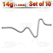 f8uwe0i pack surgical steel industrial heart beat barbell 1 6mm