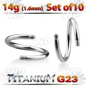 fh3me0i pack t g23 titanium spiral bars 1 6mm length 5 16 3 8 