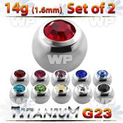 fhc4y pack 6mm g23 titanium ballspress fit color crystals threa belly piercing