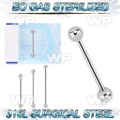 g448u1 sterilized implant grade steel industrial barbell