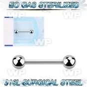 g44umi 316l steel nipple barbell 1 6mm 5mm ball nipple piercing