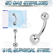 g4u3 316l steel belly ring 5mm 6mm normal high polished stee belly piercing