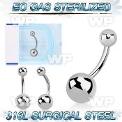 g4ui 316l steel belly ring 5mm 8mm normal high polished stee belly piercing
