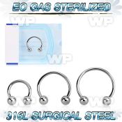 g64w40 eo gas sterilized steel circular barbell