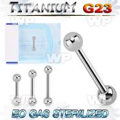 gh44w4 g23 titanium eyebrow barbell 1 2mm 3mm ball eyebrow piercing