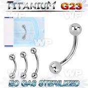gh4uw4 g23 titanium micro banana 1 2mm 3mm ball eyebrow piercing
