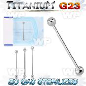 gh8u14 sterilized titanium industrial barbell