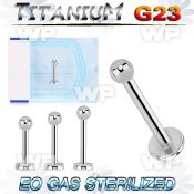 ghb4ks eo gas sterilized titanium labret ball