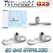 gr37k presterilized titanium dermal basepart 3holes internal
