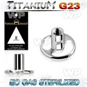 gr37y presterilized titanium dermal basepart 2holes internal