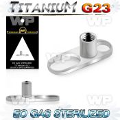 gr37z presterilized titanium dermal basepart 2holes internal