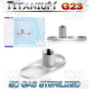 gr37z presterilized titanium dermal basepart 2holes internal