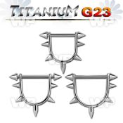 h3um7 g23 titanium nipple barbell 1 6mm 4mm cones316l steel nipple piercing