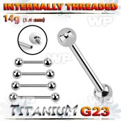 h44um38u titanium g23 nipple straight bar 4mm balls