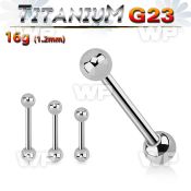 h44w4 g23 titanium eyebrow barbell 1 2mm 3mm ball eyebrow piercing