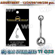 h4b20lk g23 titanium belly ring 5mm 8mm plain titanium ball len belly piercing